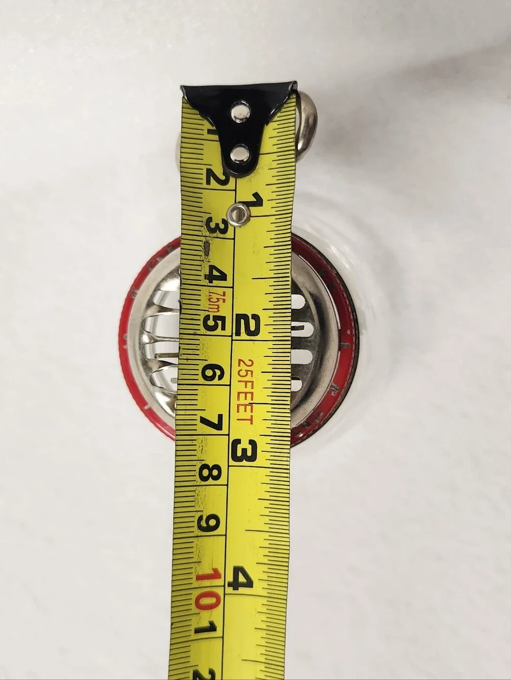 Vintage 50s Federal Tool Corp Glass Nut Chopper Grinder Red Lid Turn Key Kitchen